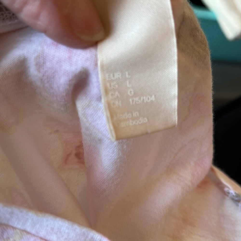 H&M rose sleeveless top size Large - Picture 9 of 9